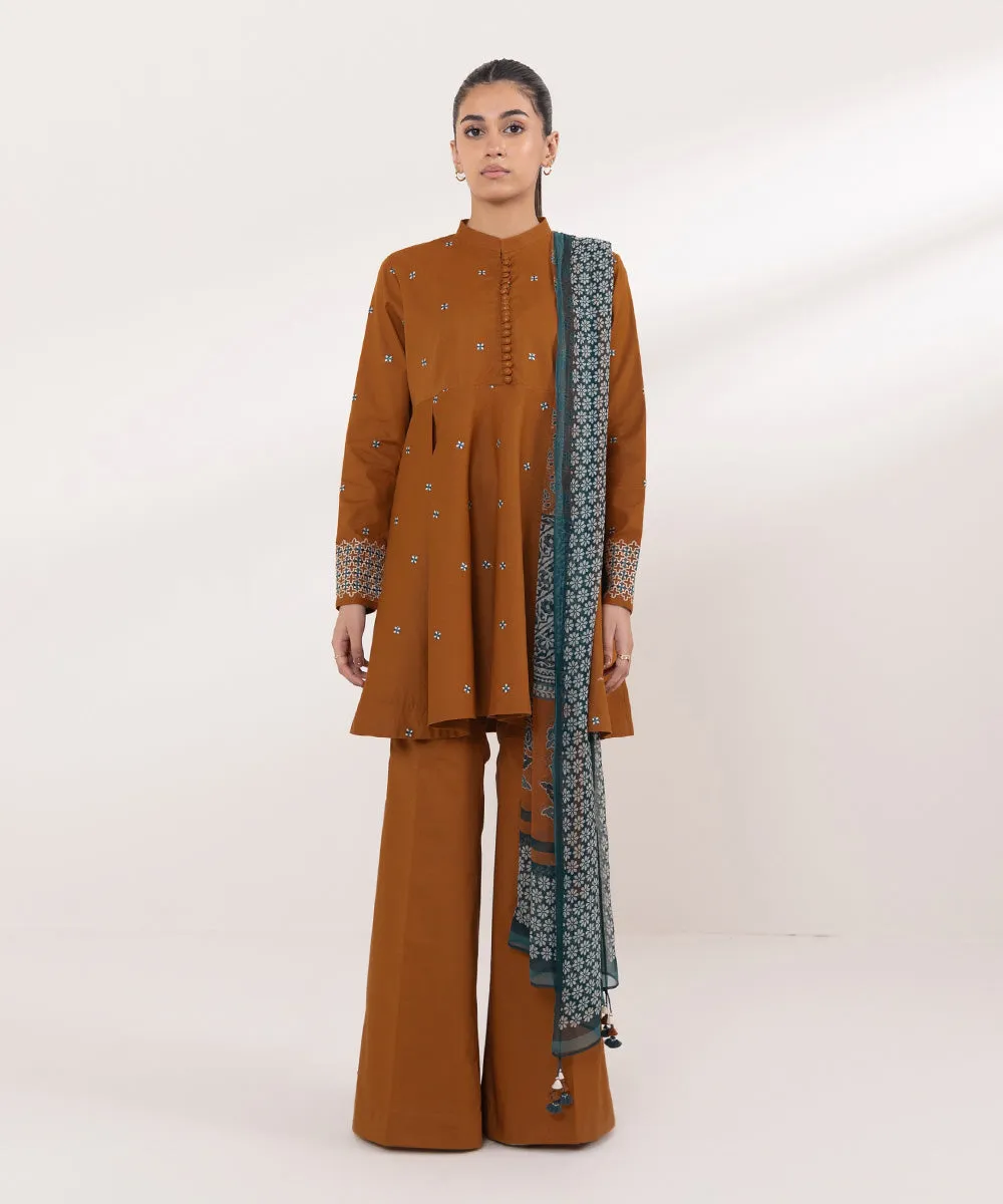 3 Piece - Embroidered Lawn Suit