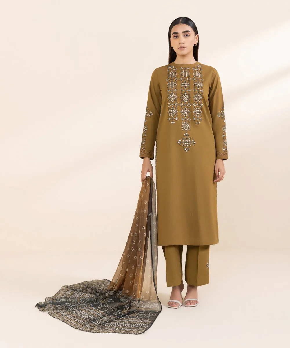 3 Piece - Embroidered Lawn Suit