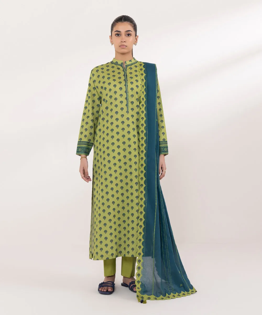 3 Piece - Embroidered Lawn Suit