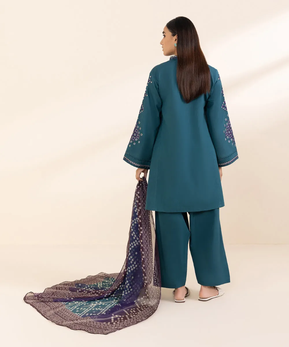 3 Piece - Embroidered Lawn Suit