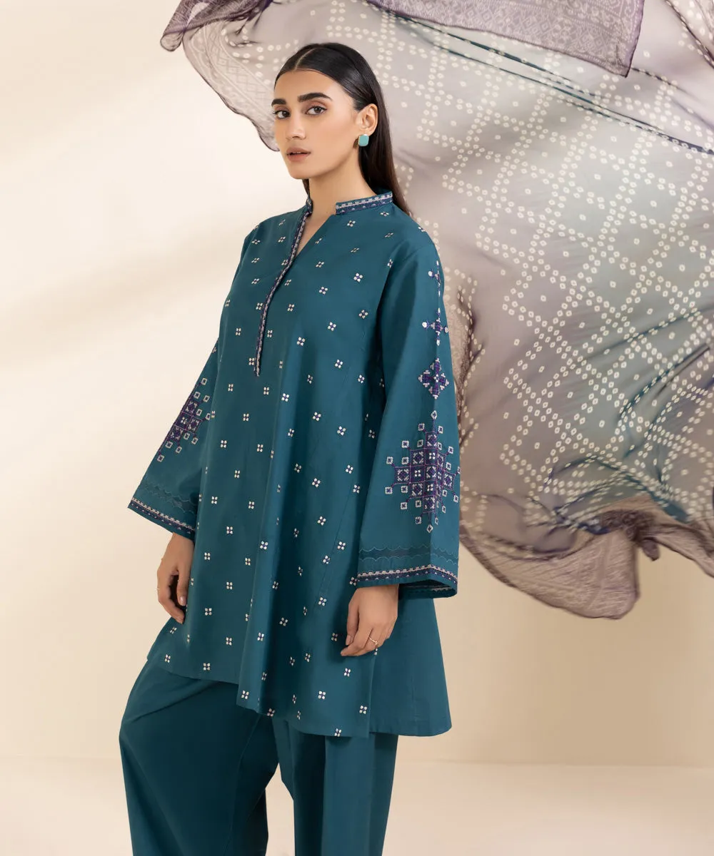 3 Piece - Embroidered Lawn Suit