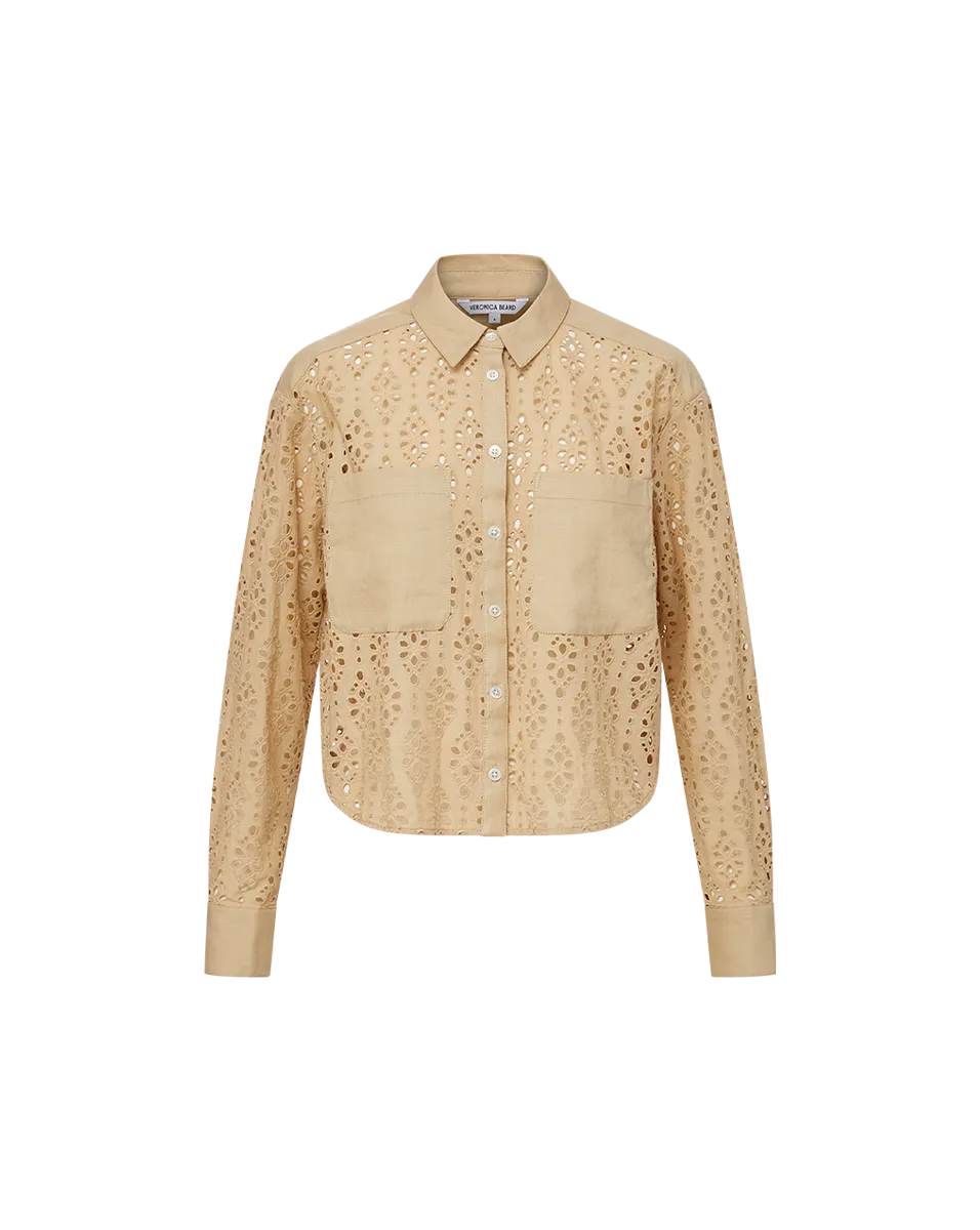 Aderes Cotton Eyelet Shirt