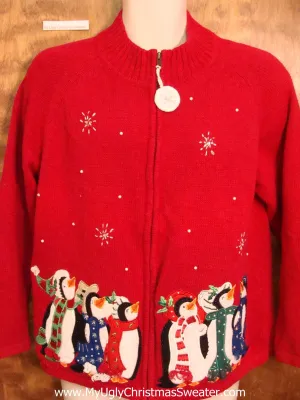 Amazing Penguins Ugliest Bad Christmas Sweaters