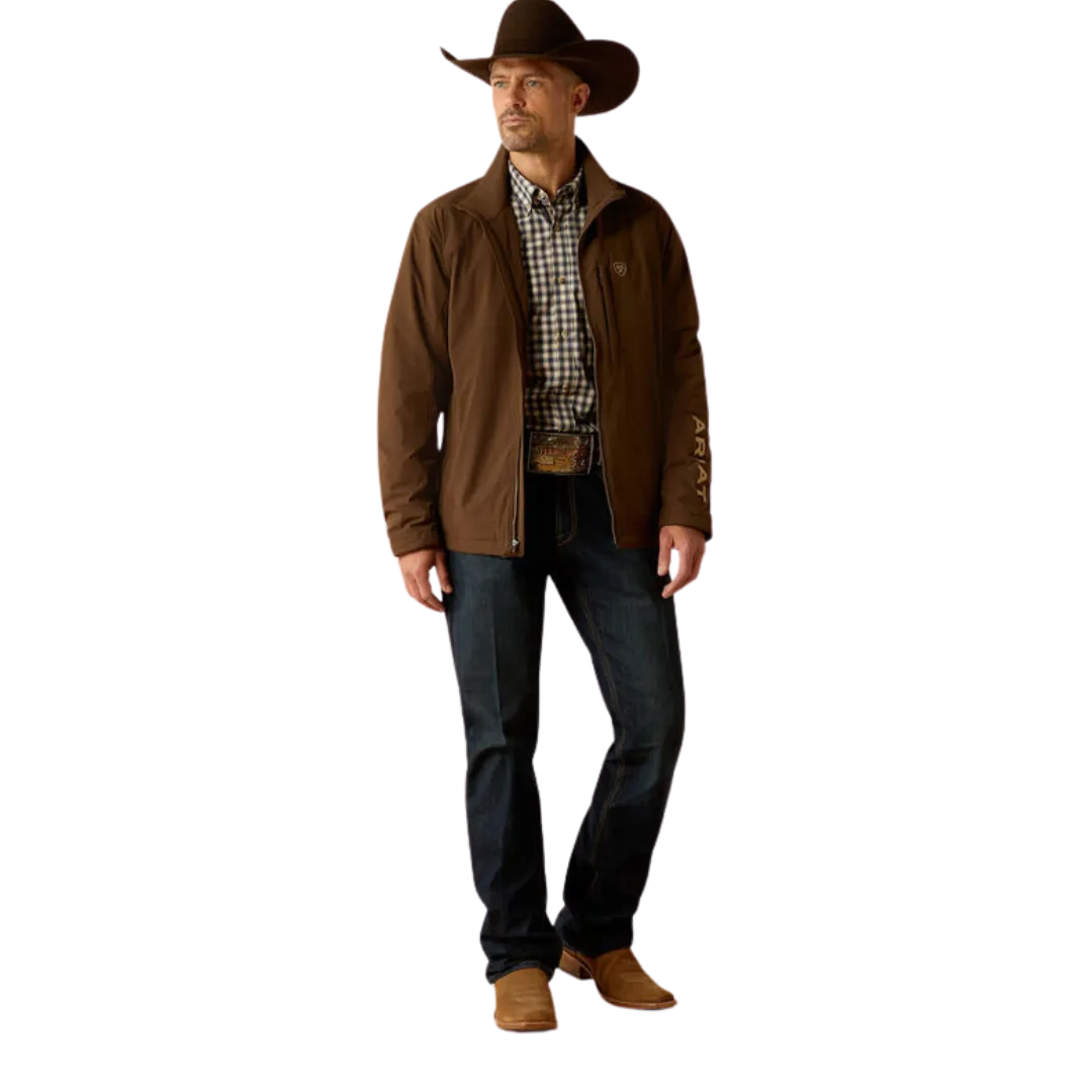 Ariat Men's Pioneer Stretchshell Brown Jacket