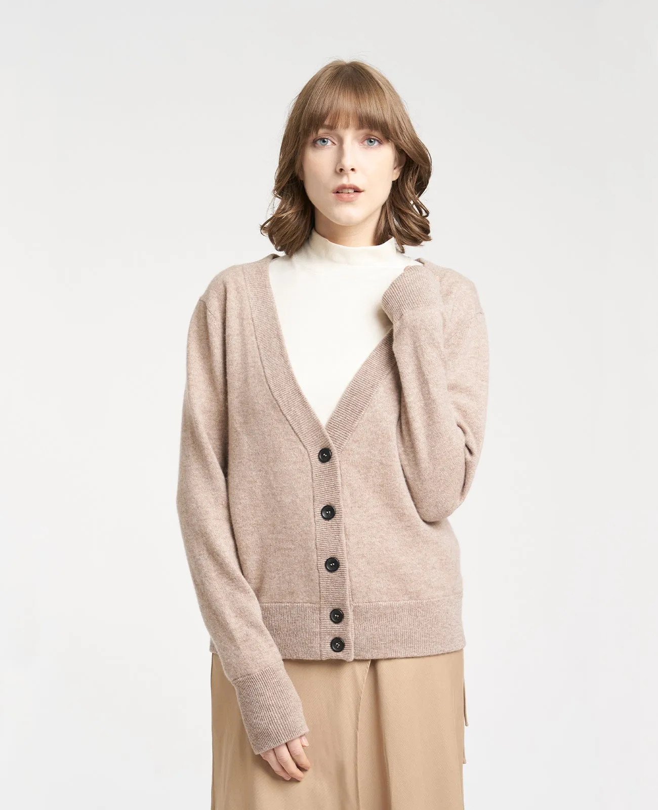 Cashmere V-Neck Cardigan