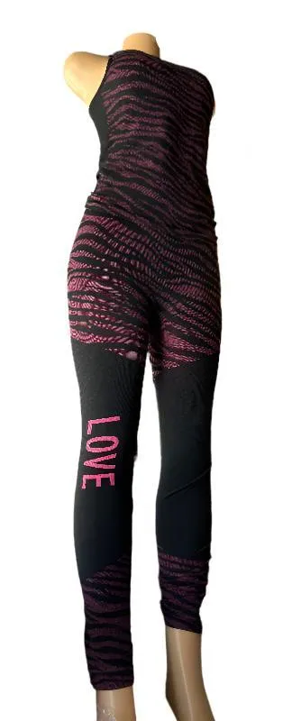 Casual Stretchy Active Tank & Legging Set Wholesale