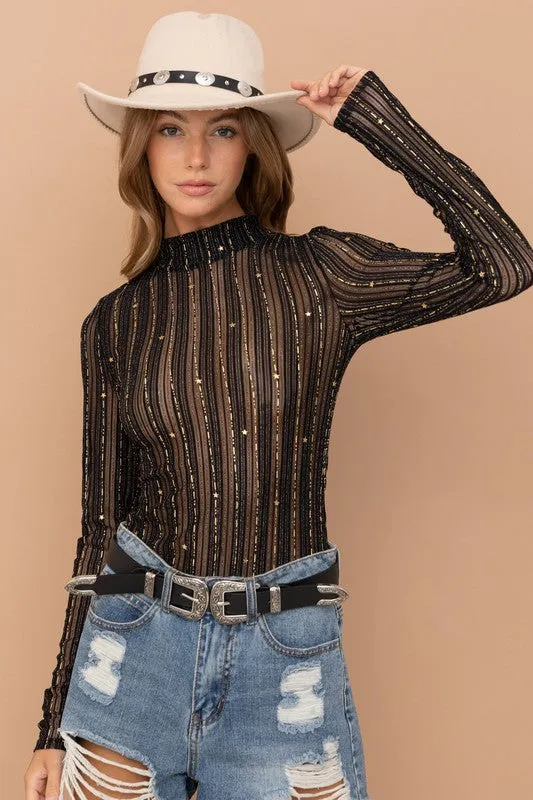 Coachella Mesh Top