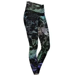 Constellations High Waisted Leggings