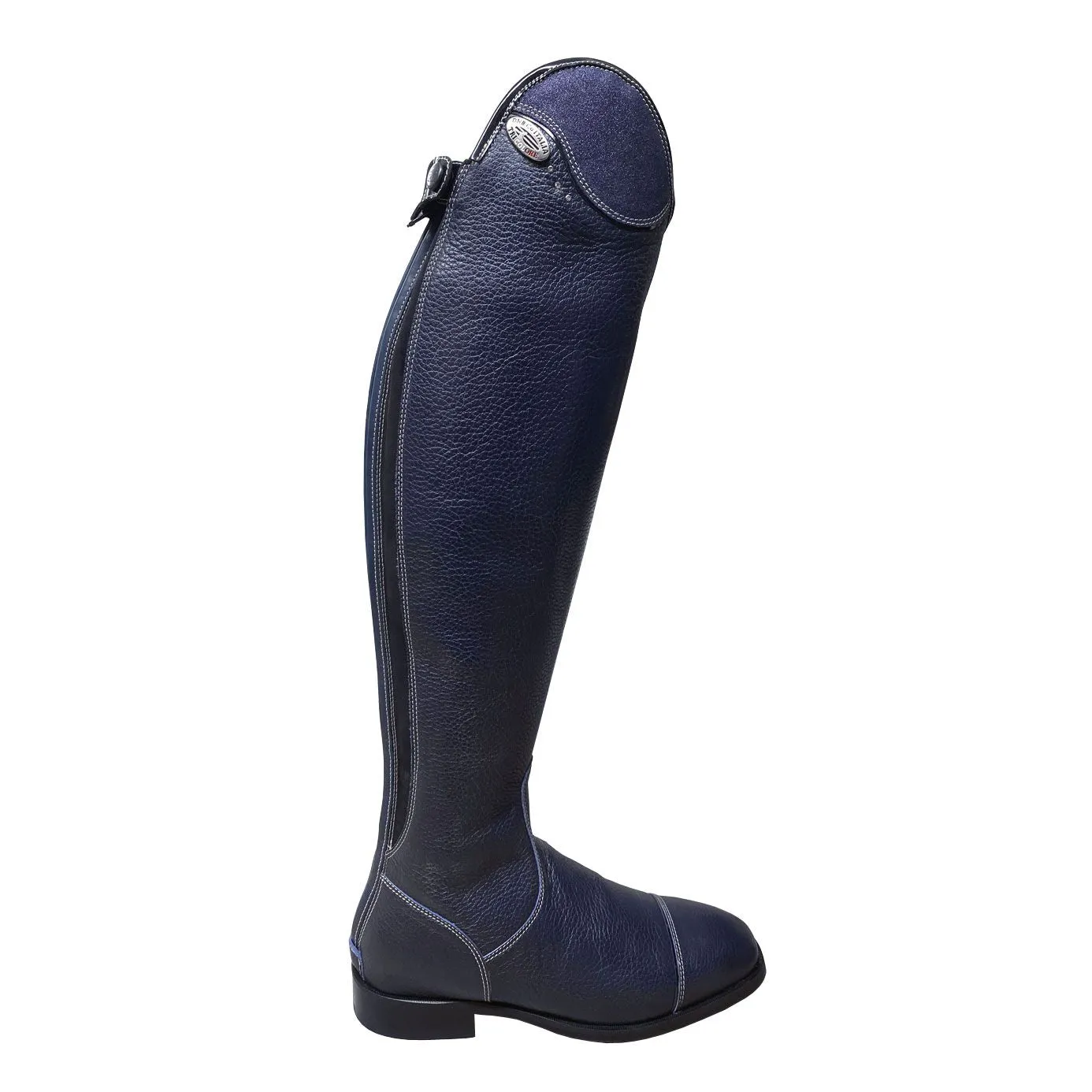 De Niro Navy Salentino Riding Boots with Navy Glitter Top