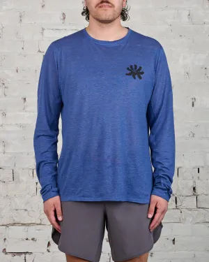 District Vision Sukha Hemp Long Sleeve T-Shirt Ocean Blue