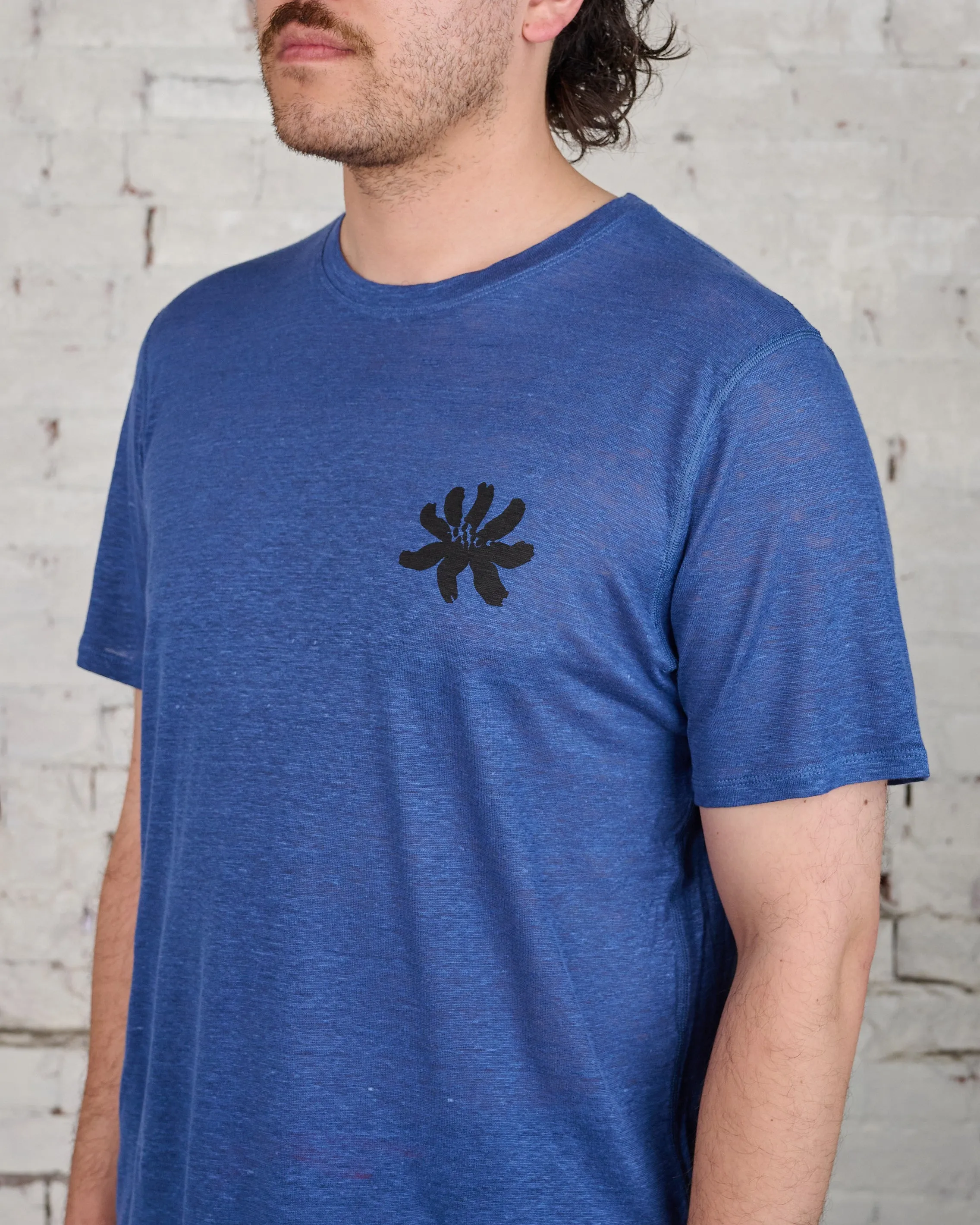 District Vision Sukha Hemp T-Shirt Ocean Blue