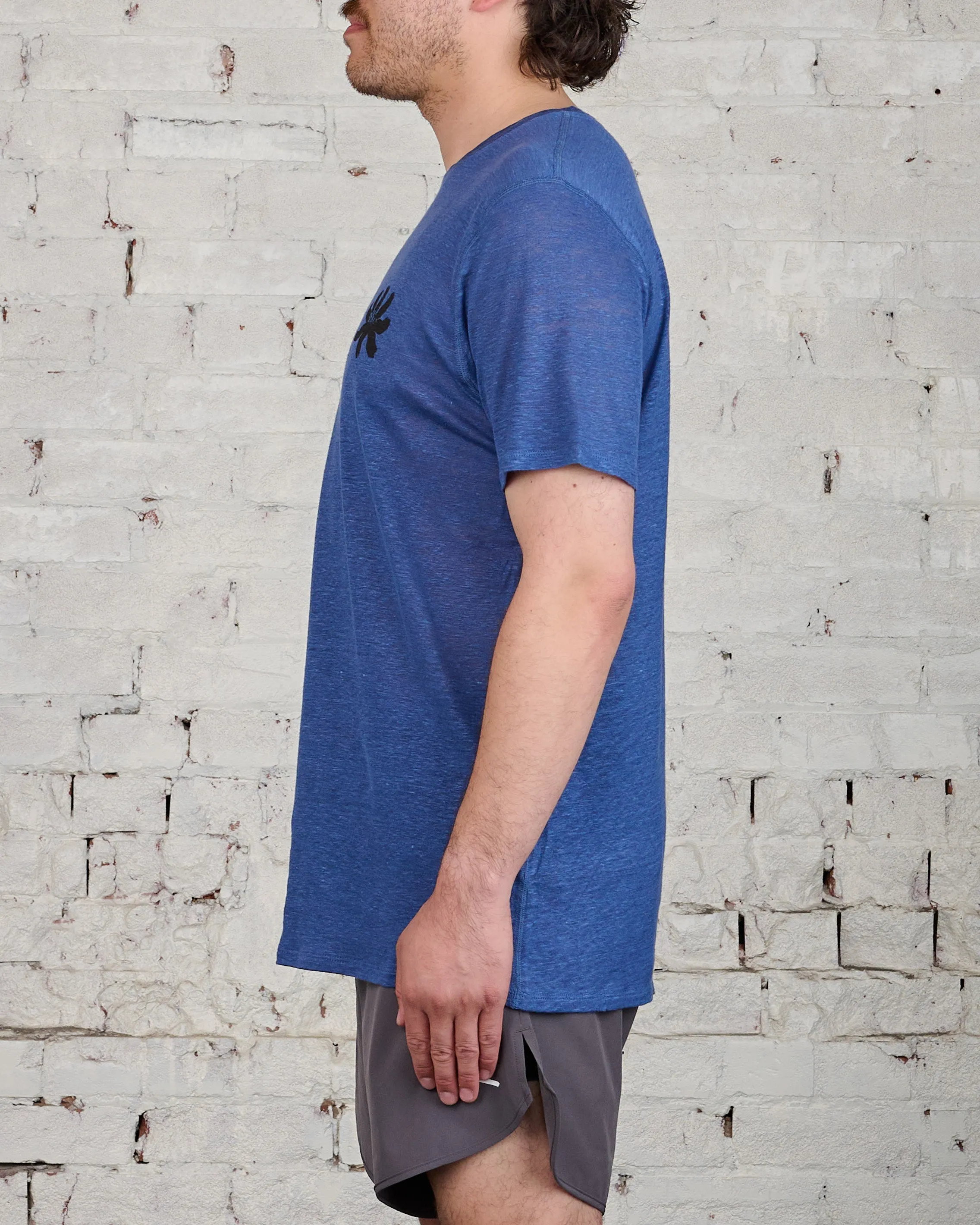 District Vision Sukha Hemp T-Shirt Ocean Blue