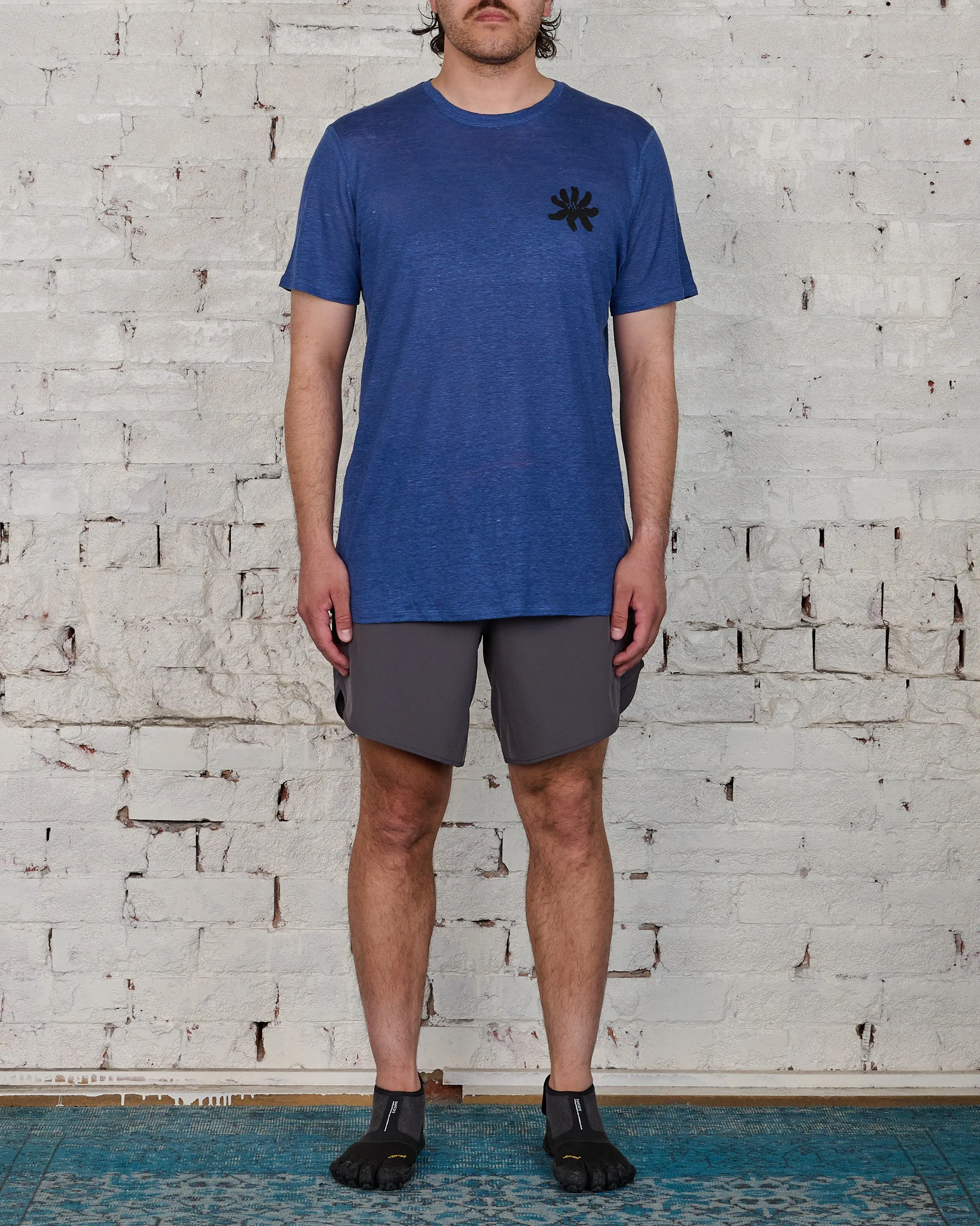 District Vision Sukha Hemp T-Shirt Ocean Blue