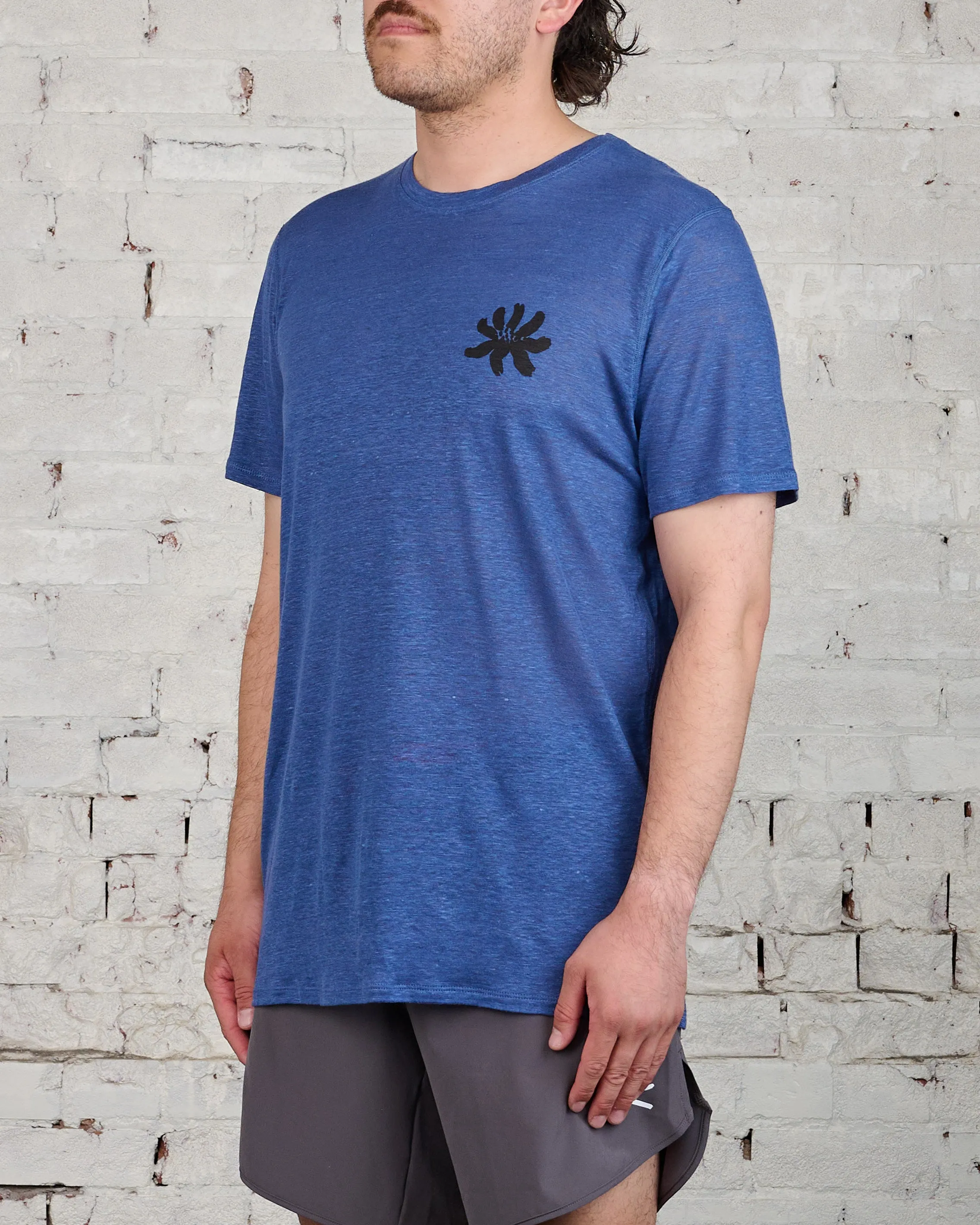 District Vision Sukha Hemp T-Shirt Ocean Blue