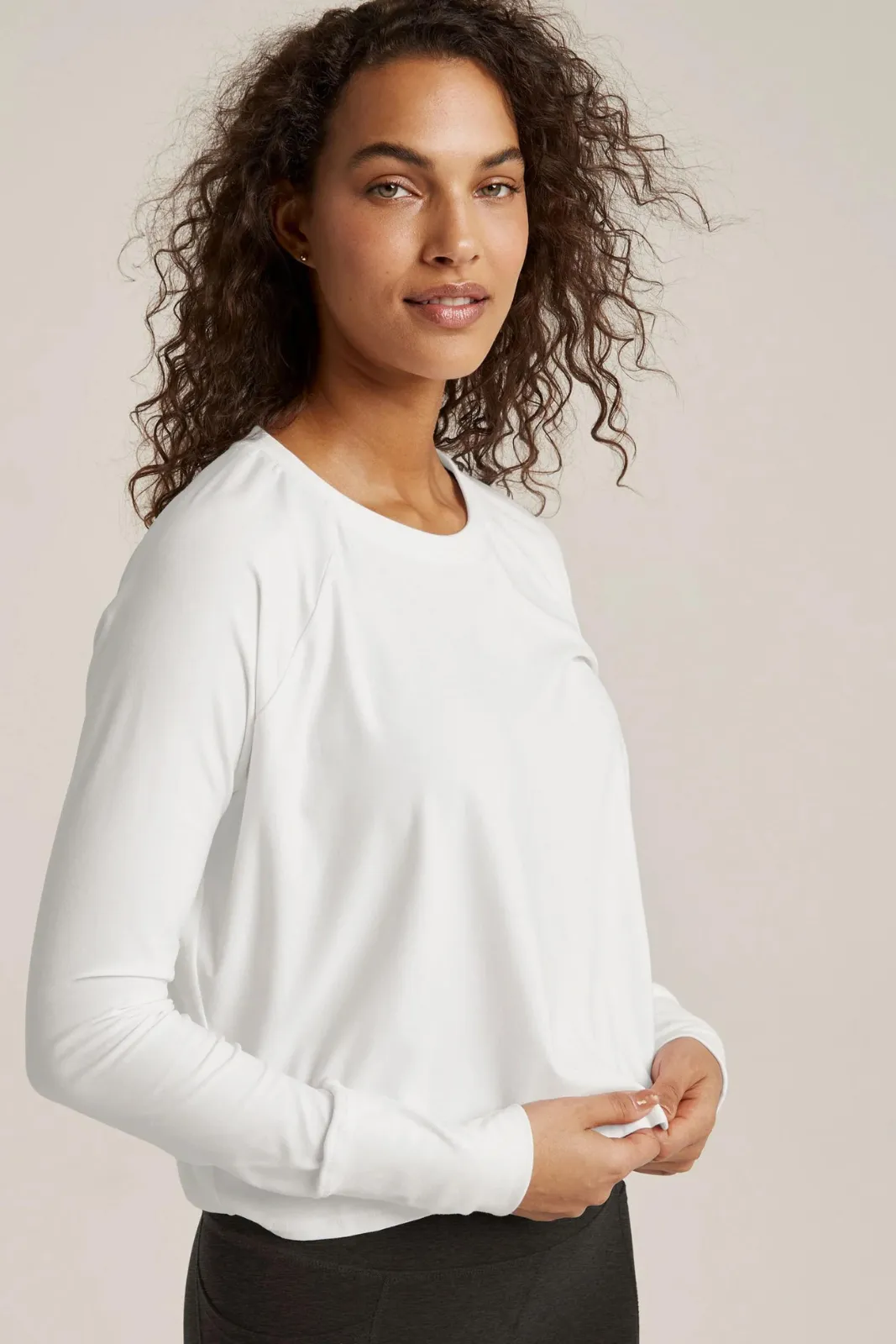 Featherweight Daydreamer Pullover Cloud White