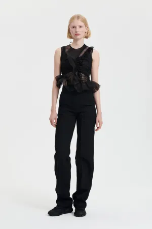 GEO | TOP ORGANZA BLACK