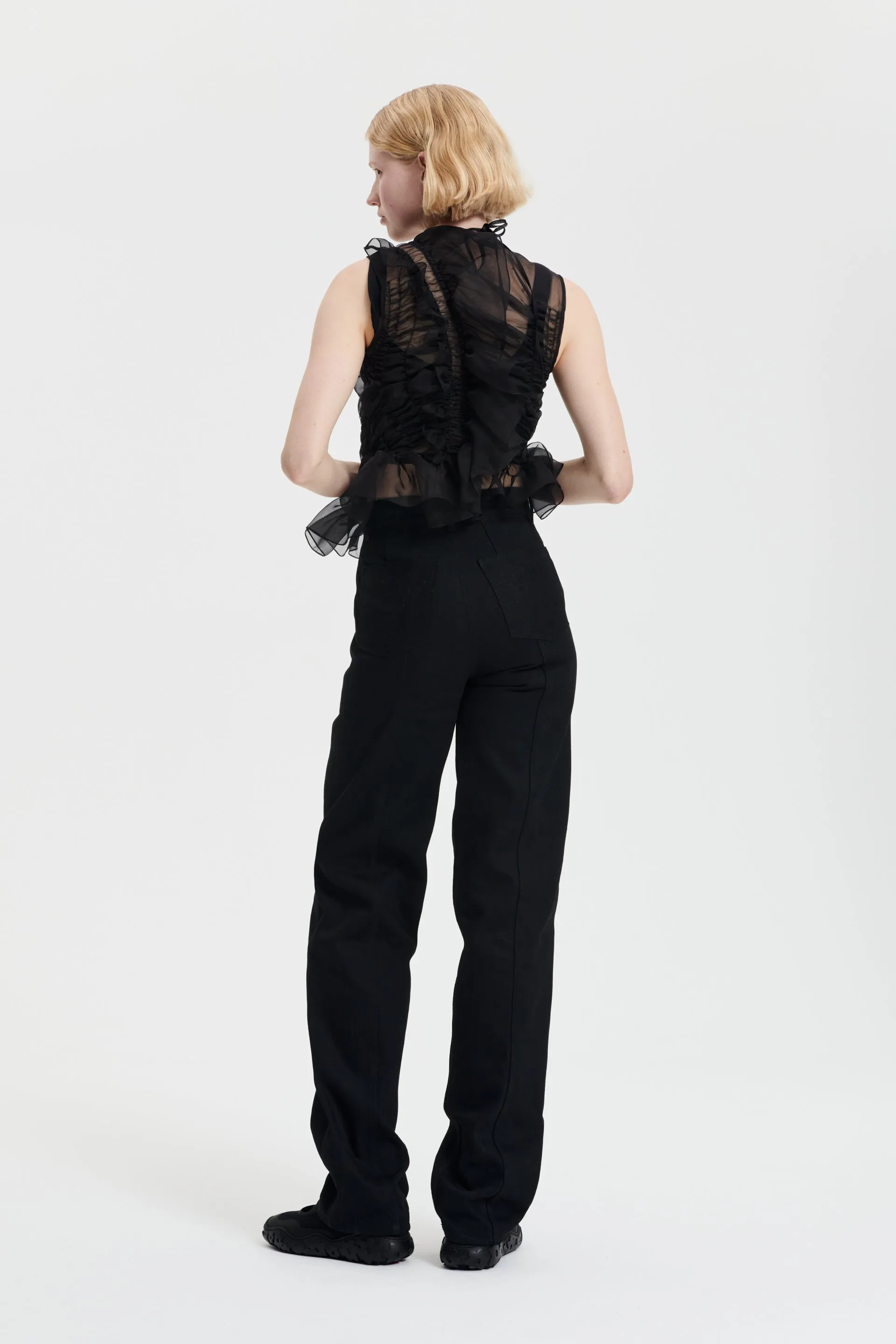 GEO | TOP ORGANZA BLACK