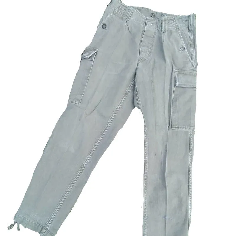 German Original 'Moleskin' Field Trousers. Used/Graded. Grey.