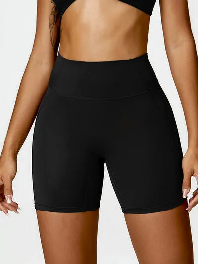 High Waist Active Shorts