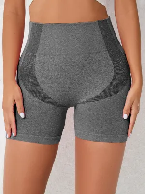 High Waist Active Shorts