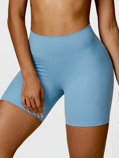 High Waist Active Shorts