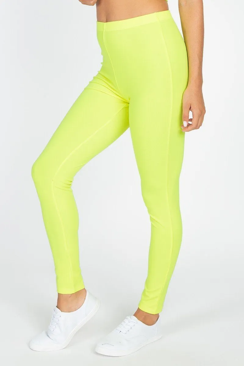 High Waist Neon Leggings