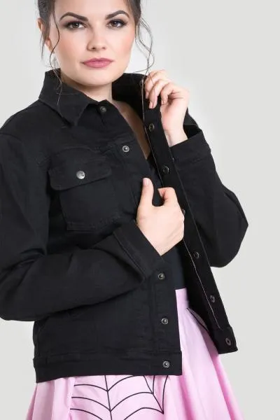 Indiana Denim Jacket - Black -