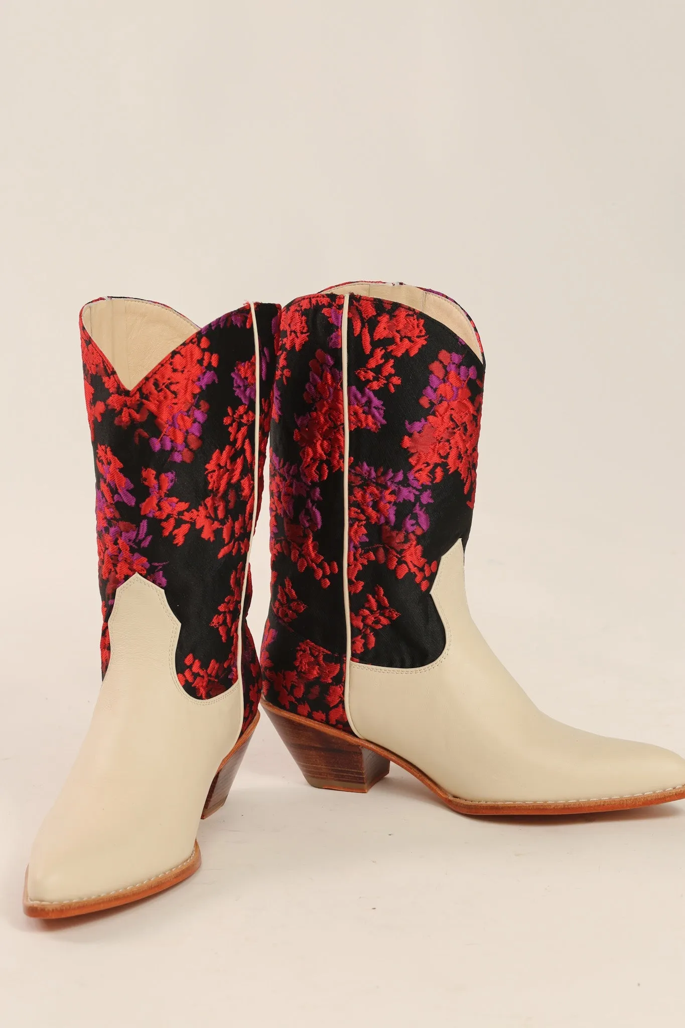 JACQUARD WESTERN BOOTS ARINA