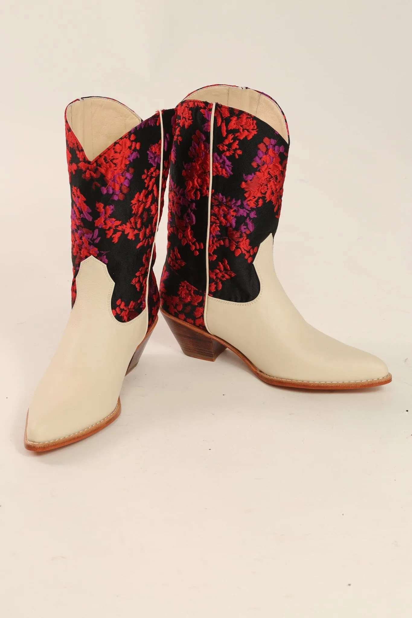 JACQUARD WESTERN BOOTS ARINA