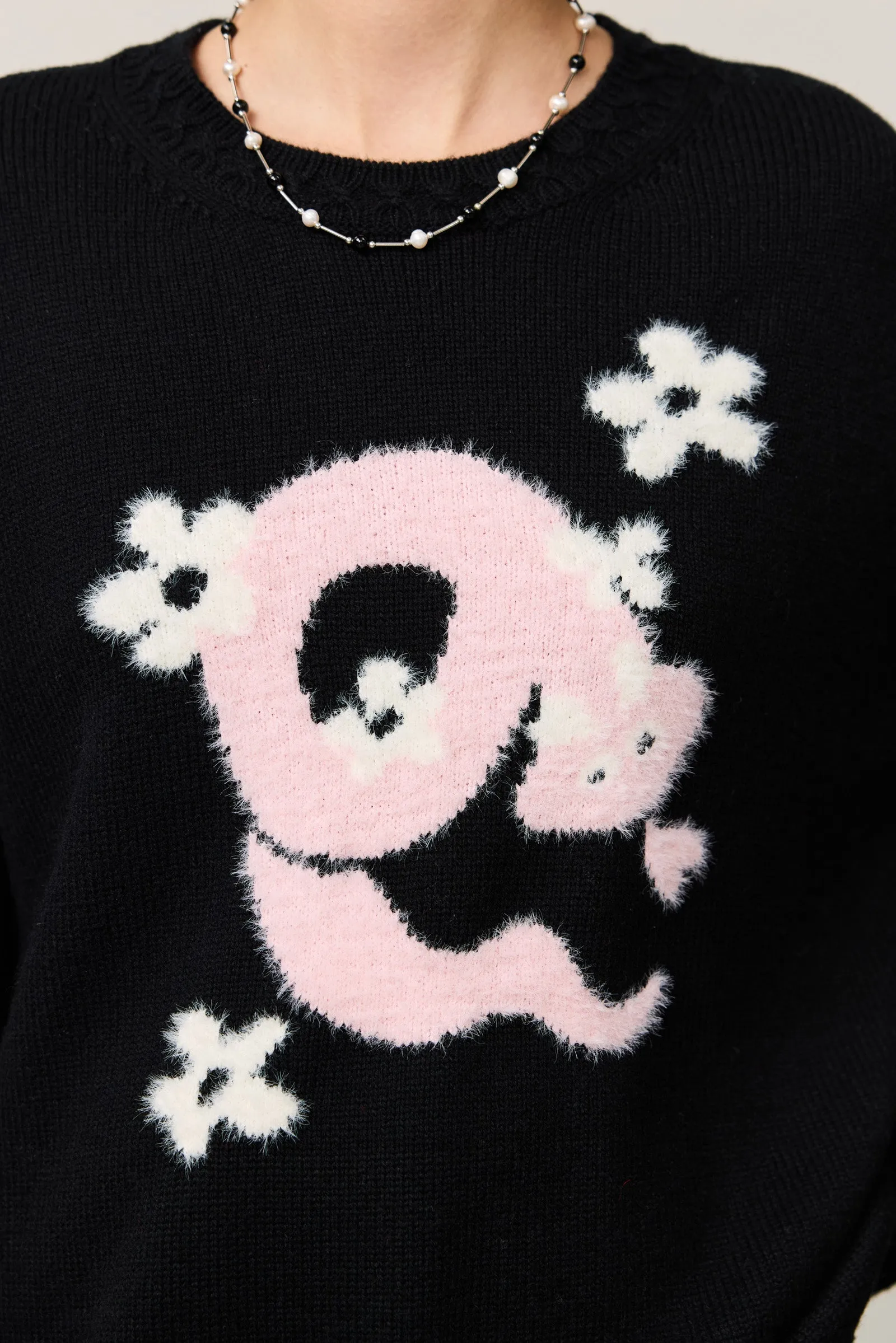 LILY Zodiac Wool Crewneck Sweater