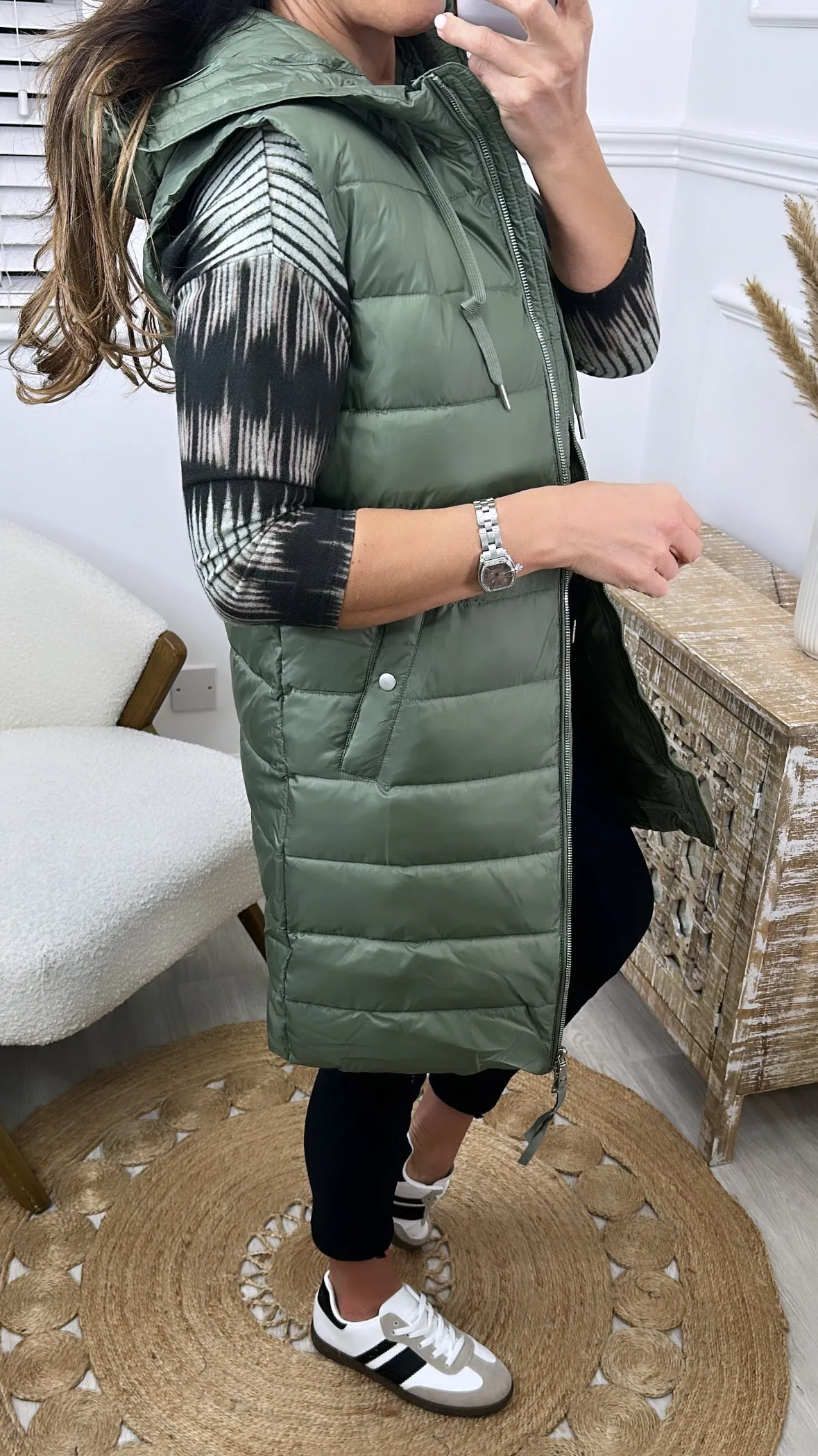 Marcia Green Quilted Gilet