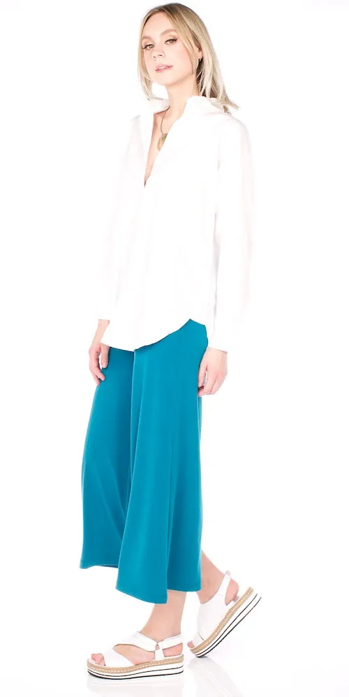 Morrison Cropped Trousers, teal