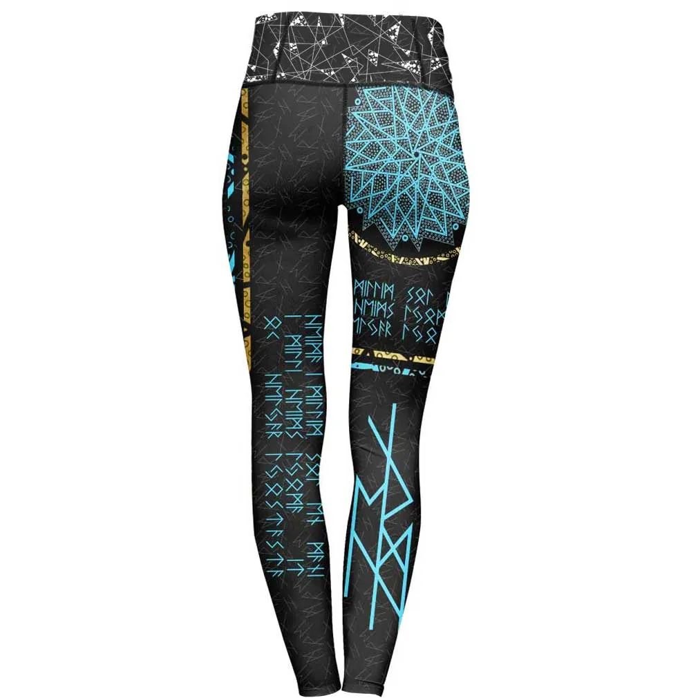 Nine Worlds High Waisted Leggings - Night Edition