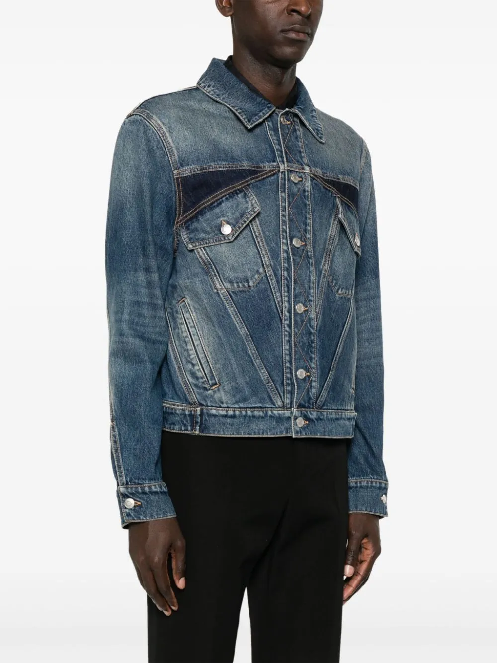 Panelled Denim Jacket