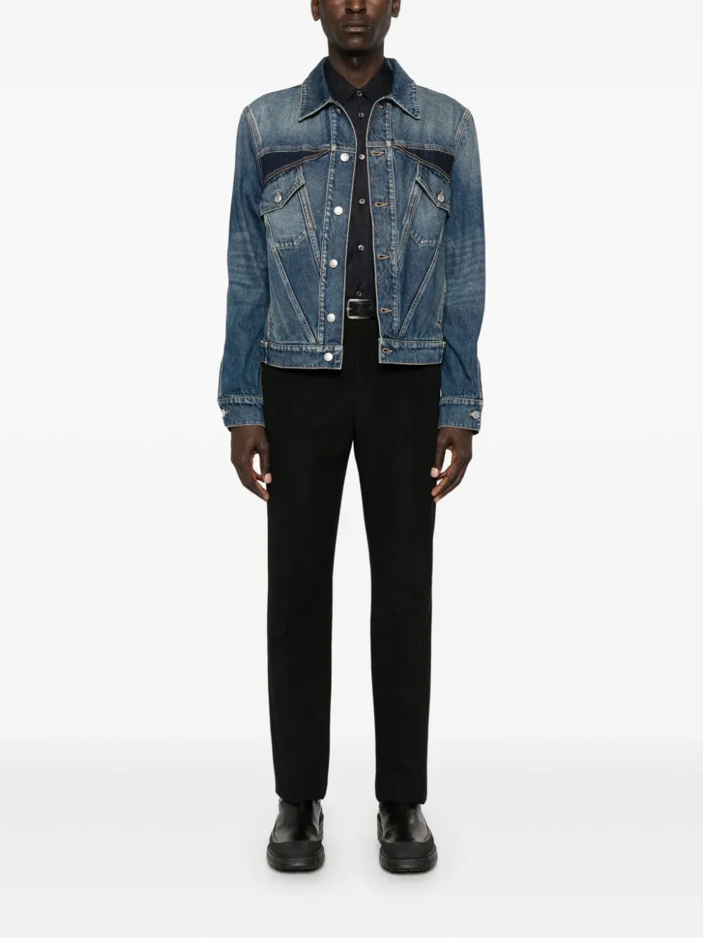 Panelled Denim Jacket