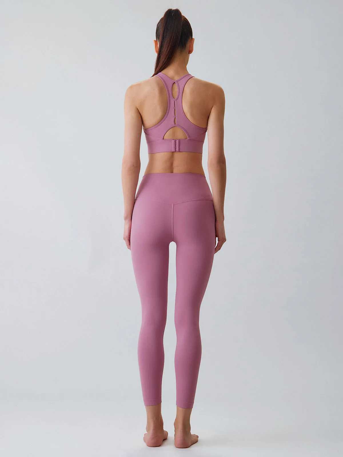 Pink High Waisted Leggings 24”