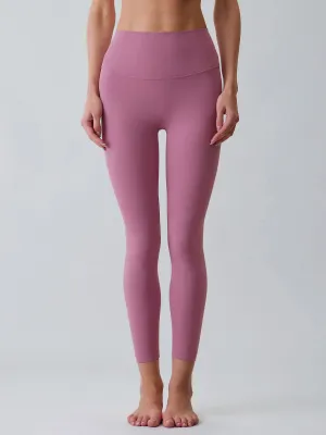 Pink High Waisted Leggings 24”