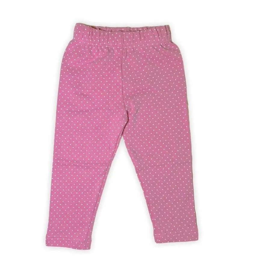 Pink Pin Dot Leggings