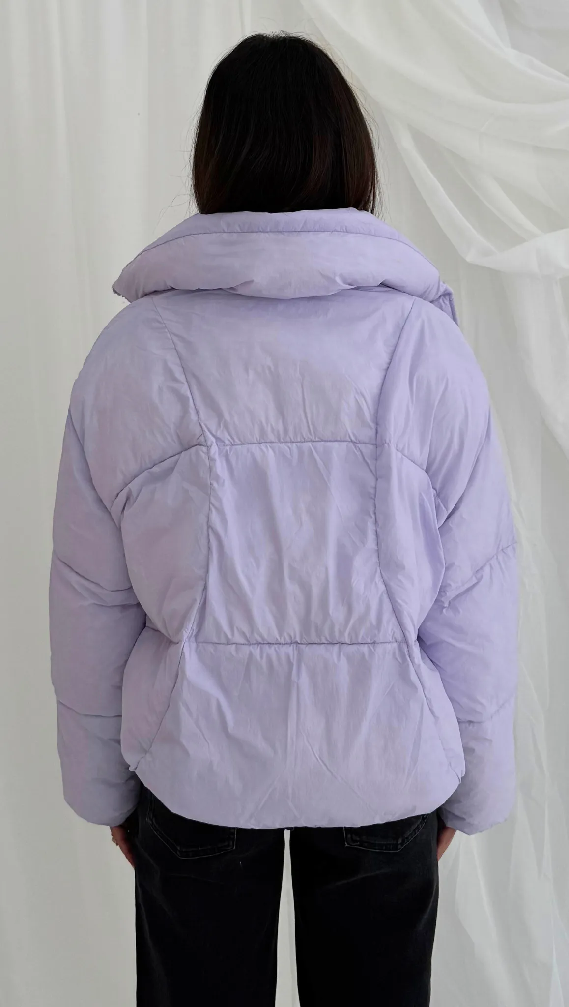 Pippa Puffer Jacket - Gentle Lavender