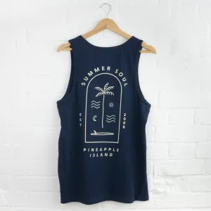 Summer Soul Tank Top - Navy