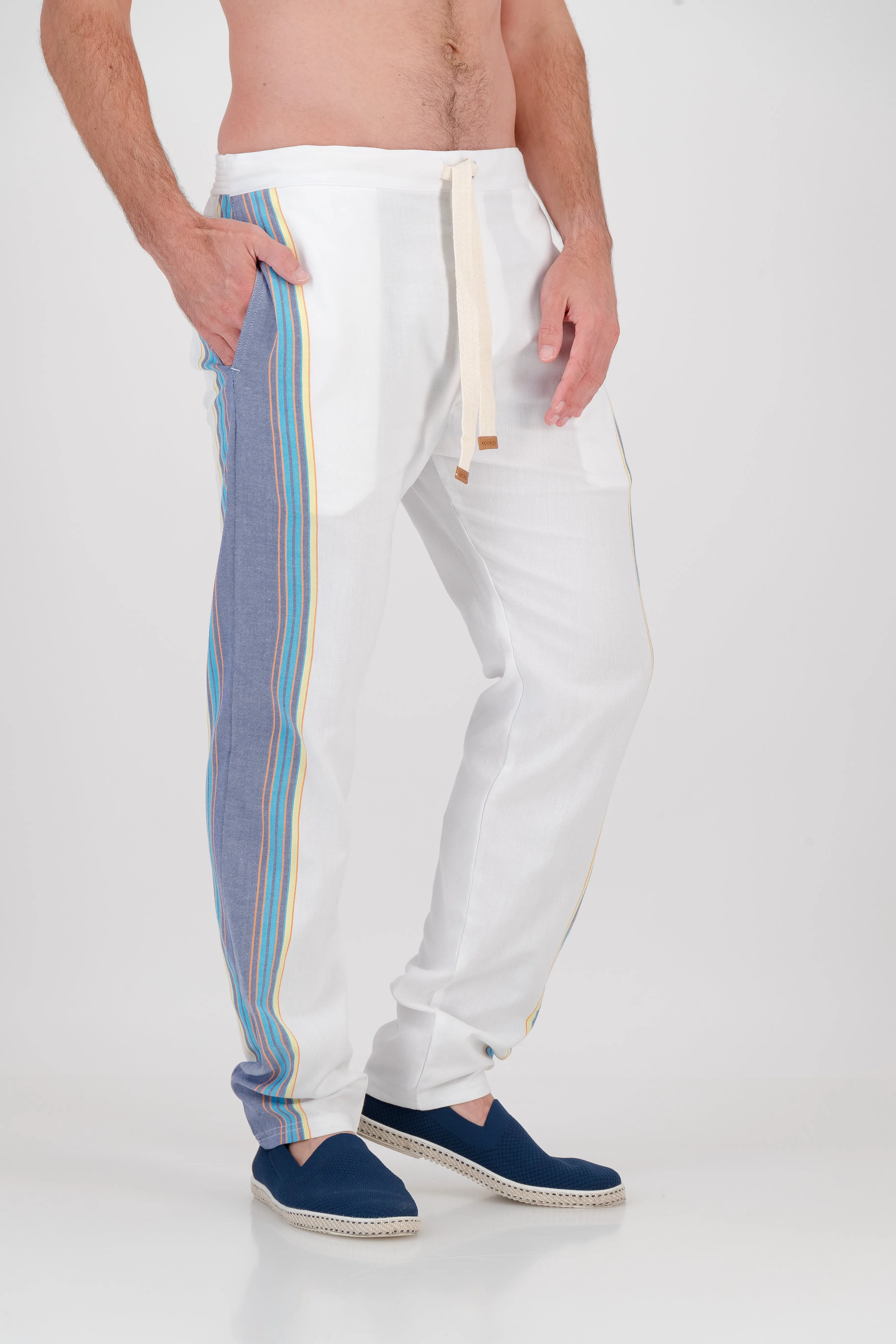 Tailored Fit Trousers | Ocean Breeze