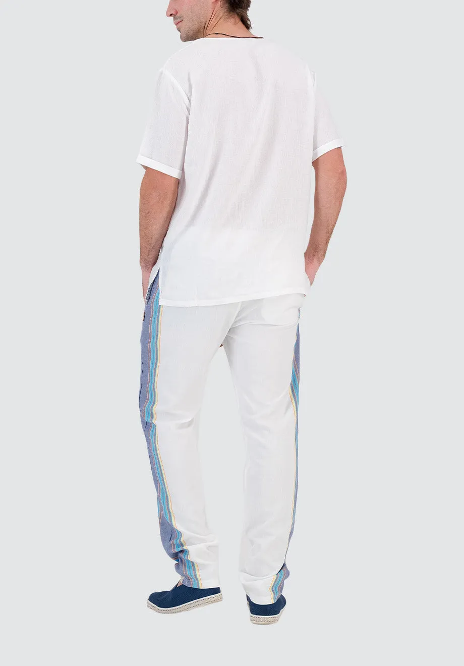 Tailored Fit Trousers | Ocean Breeze