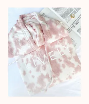 The Tie Dye Hoodie: Pink/White