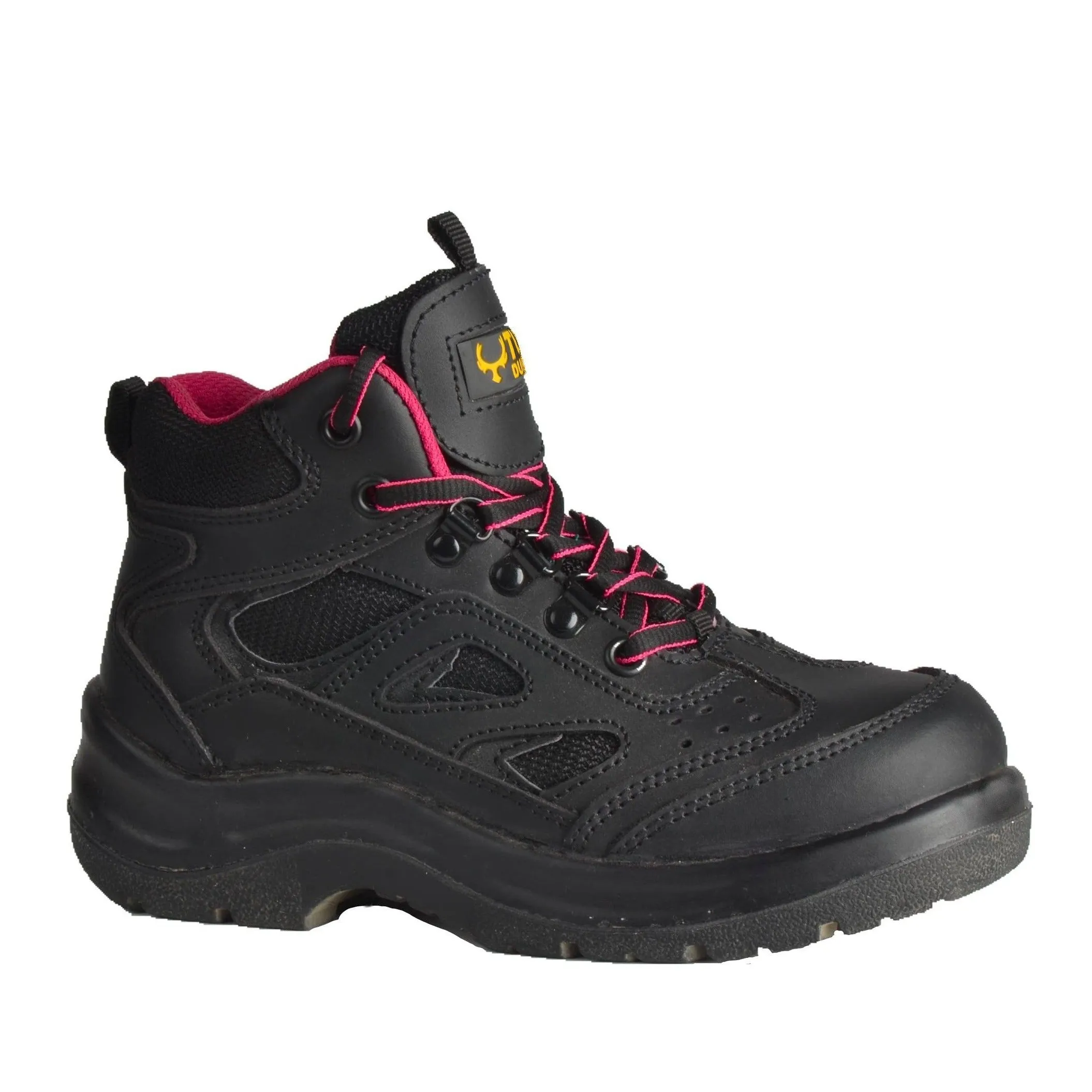 Tuff & Durable® - Work Boots with Steel Toe & Plate | Black