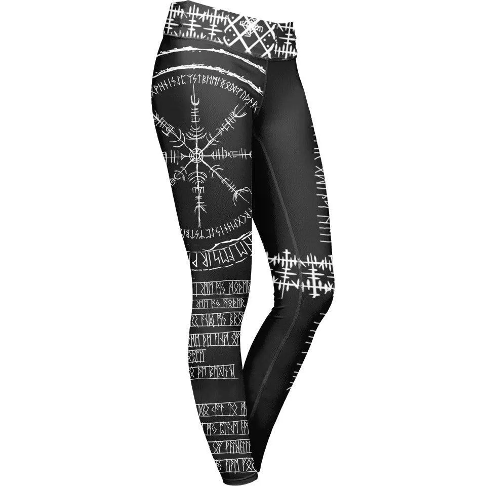 Viking Runes Leggings - Black Edition