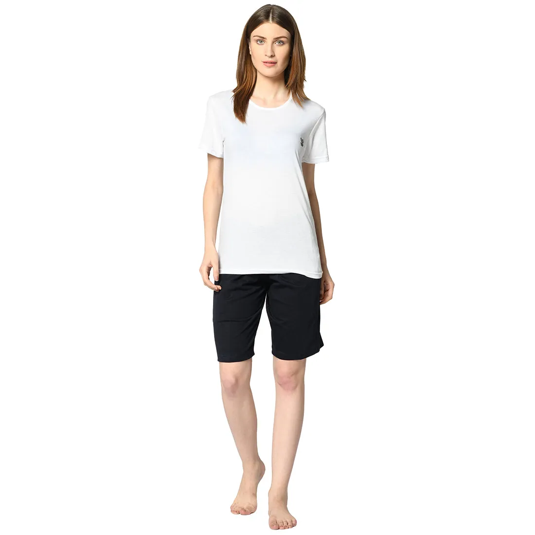 Vimal Jonney Blue Shorts For Women's