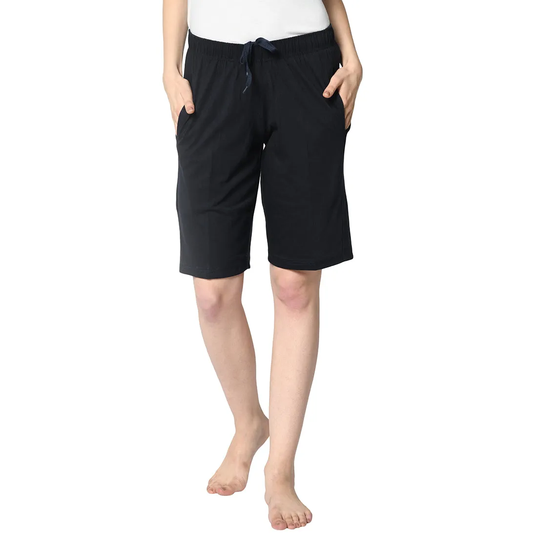 Vimal Jonney Blue Shorts For Women's