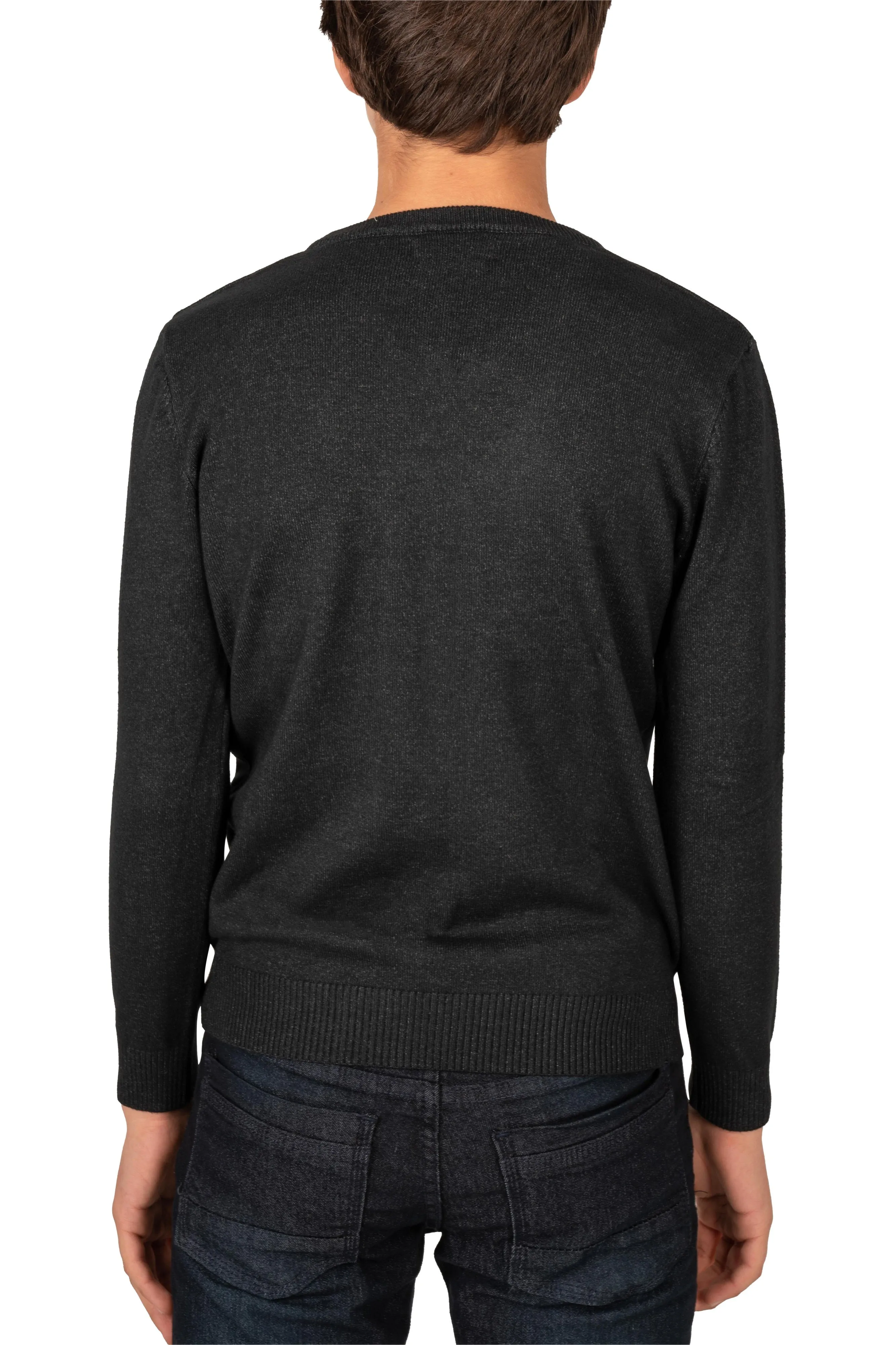 X RAY Boys and Kids Soft Slim Fit Middleweight Pullover Sweaters Basic V-Neck Sweater